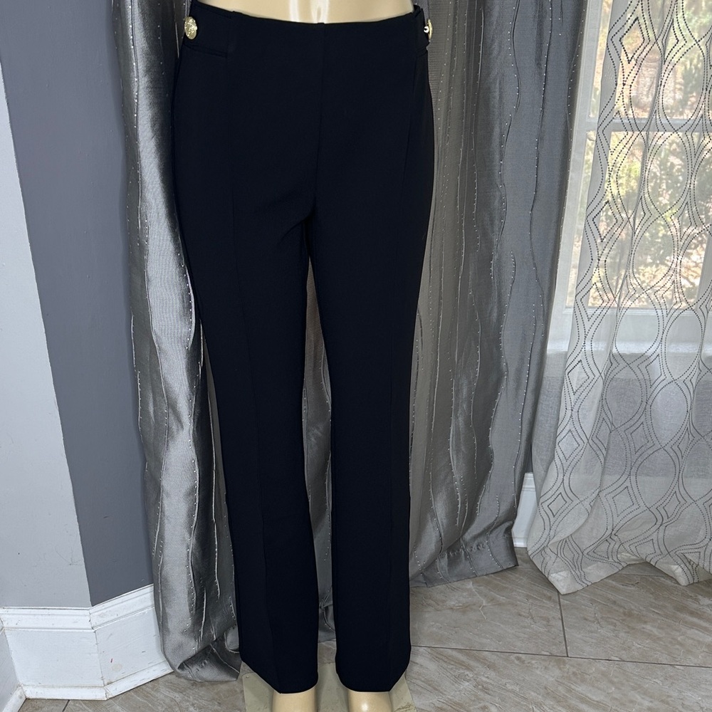 NYC  Sz 12 Black Straight Leg Women's Pants